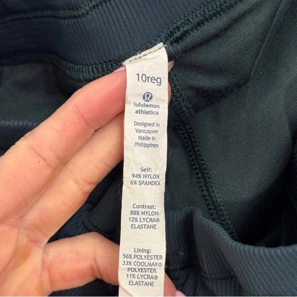 Lululemon Dance Studio Mid-Rise Pant Legacy Green Size 10 Fully Lined Medium - Picture 9 of 9